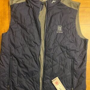 KJUS brand golf zip-up vest from TPC San Antonio
